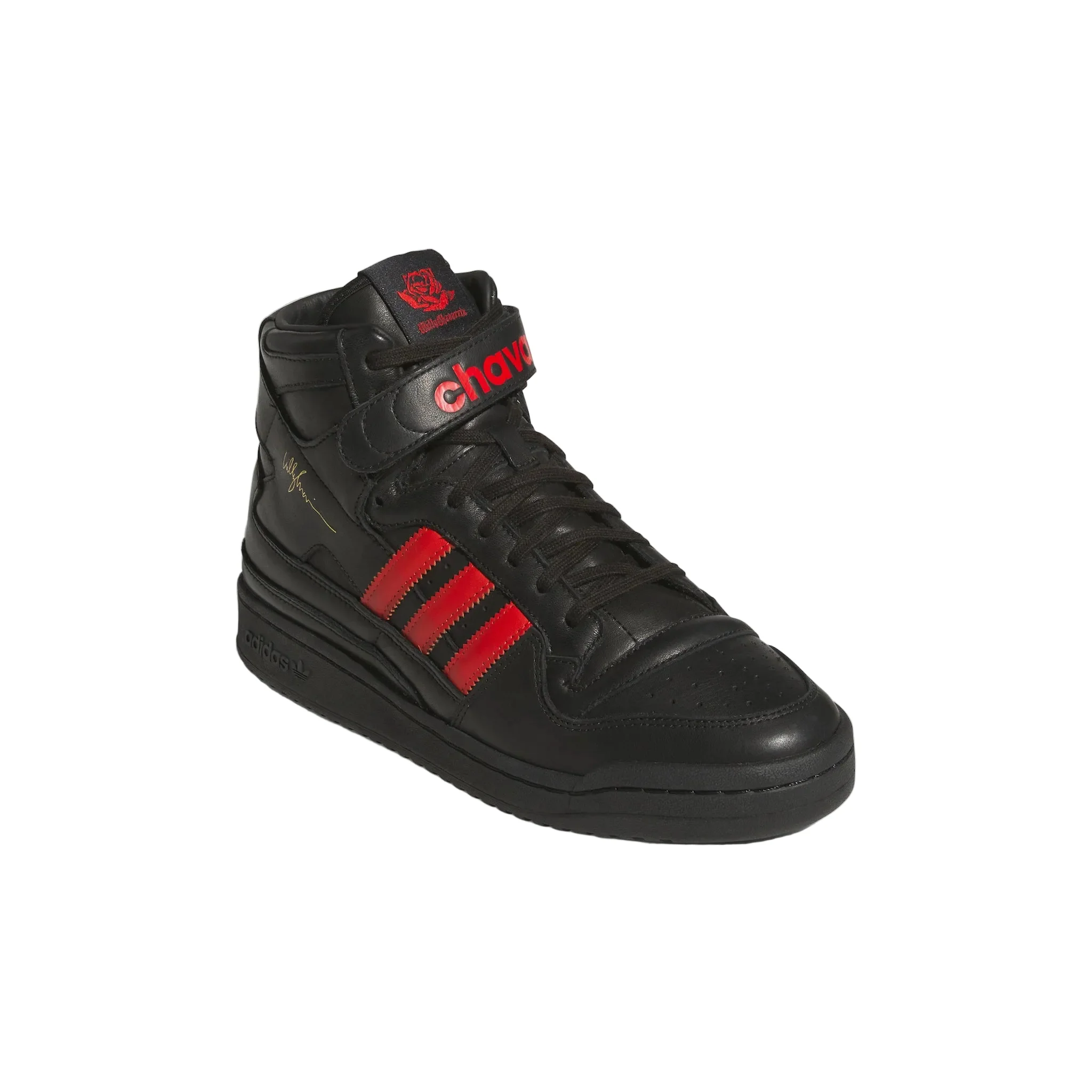 ADIDAS X WC FORUM HI-CORE BLACK/CORE BLACK/RED - Image 3