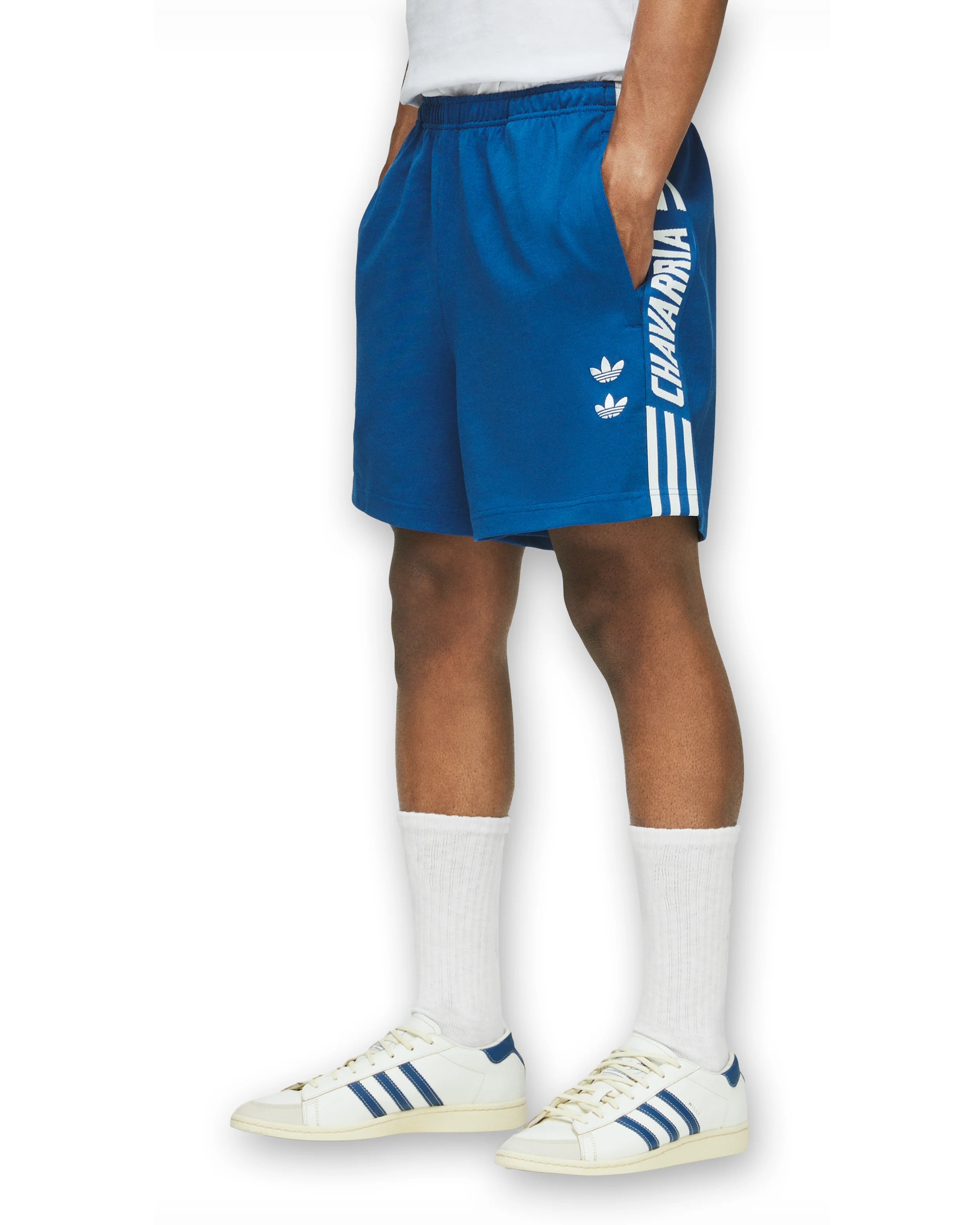 ADIDAS X WC JABBAR DRESS SNEAKER - WHITE/BLUE - Image 3