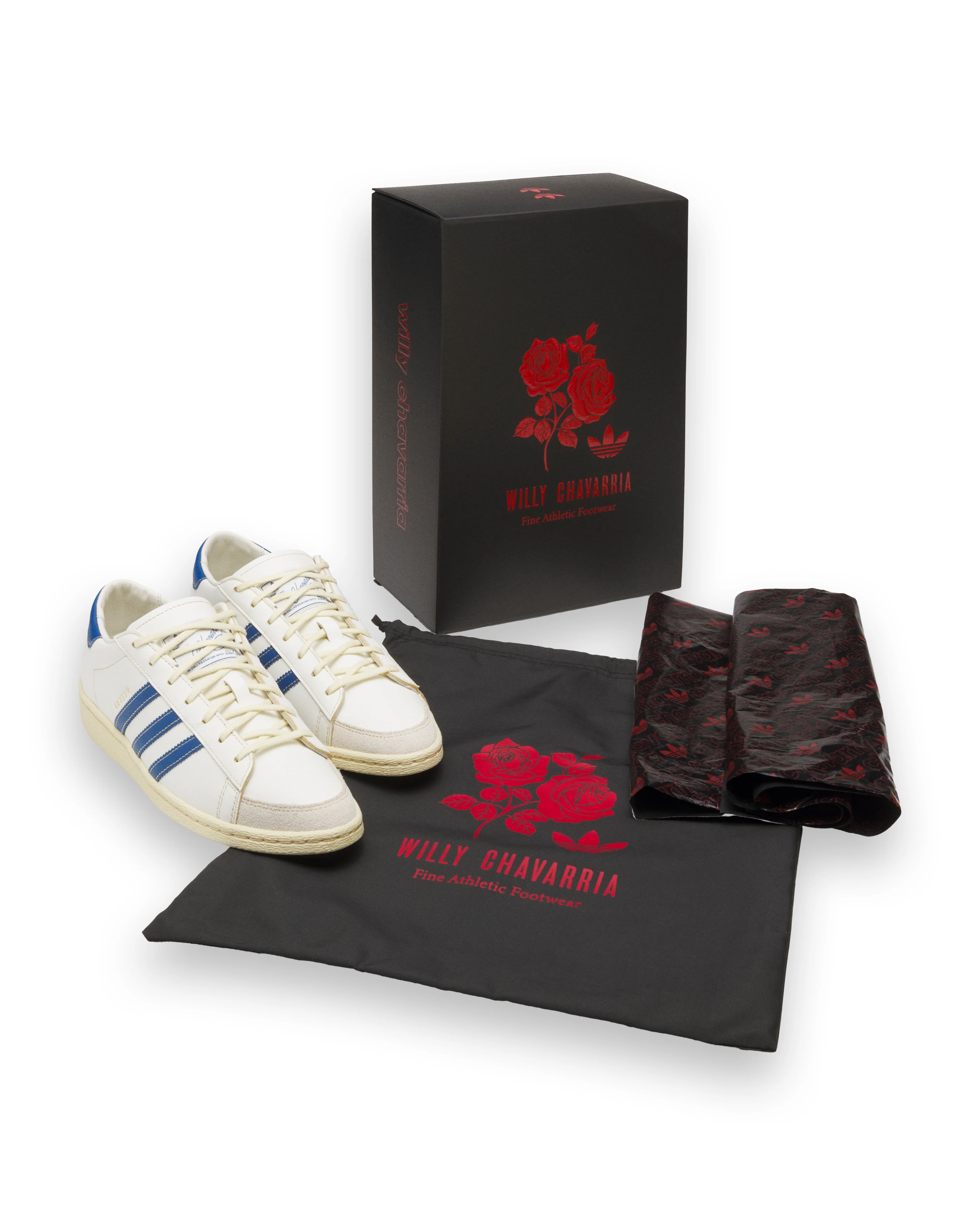 ADIDAS X WC JABBAR DRESS SNEAKER - WHITE/BLUE - Image 6