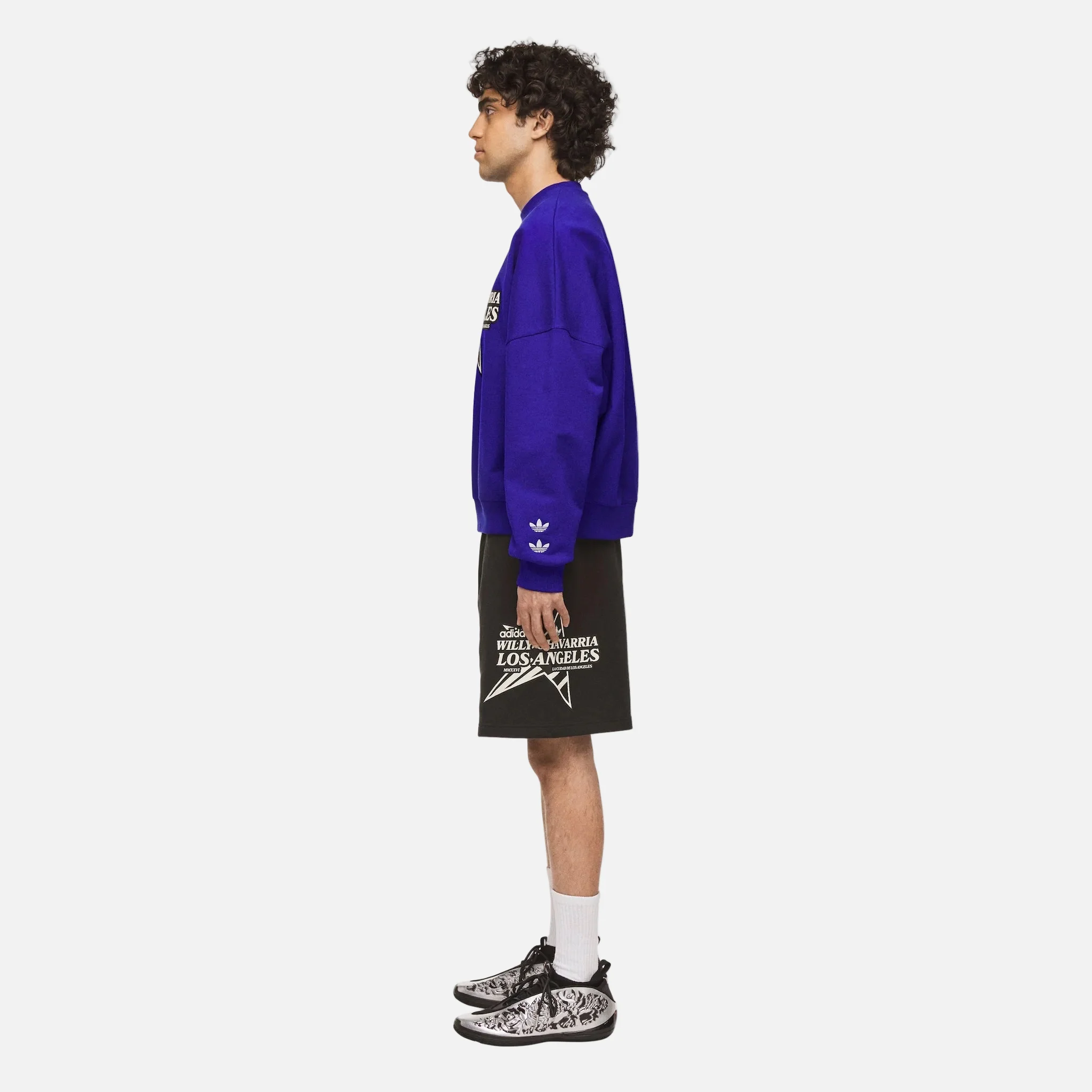 ADIDAS X WC STAR LOGO CREW NECK - BLU - Image 4