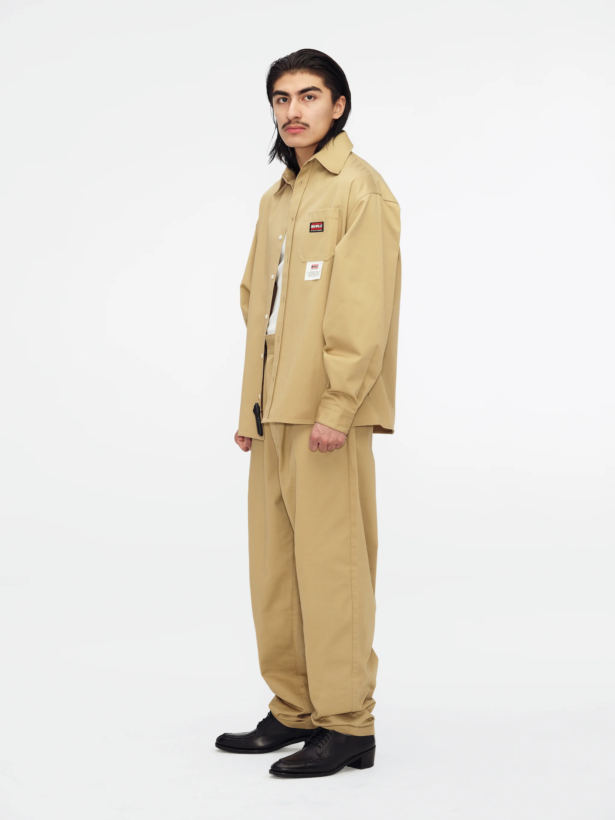 BIG WILLY L/S WORKSHIRT - TAVERTINE - Image 6