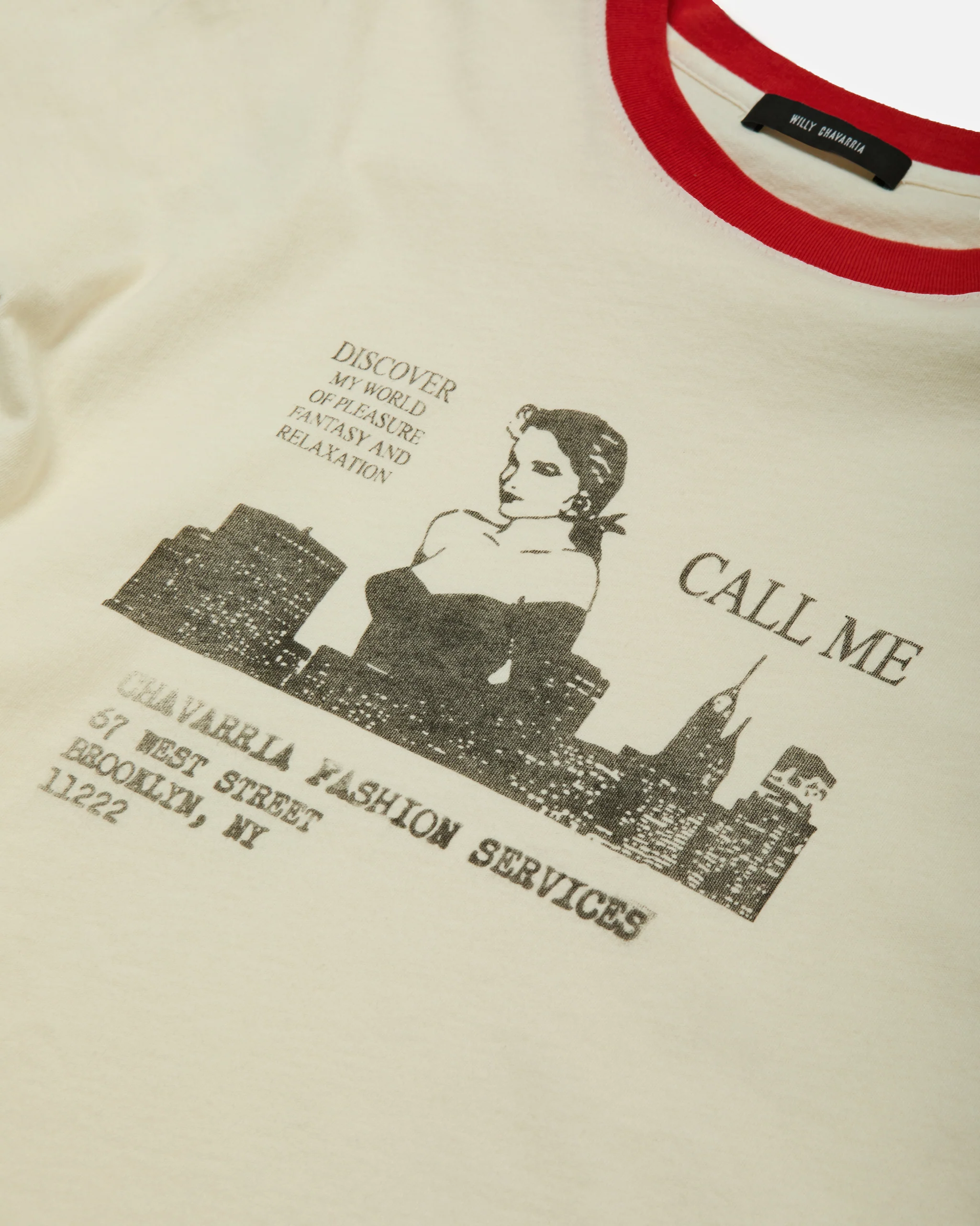 CALL GIRL' RINGER TEE - MASA - Image 5
