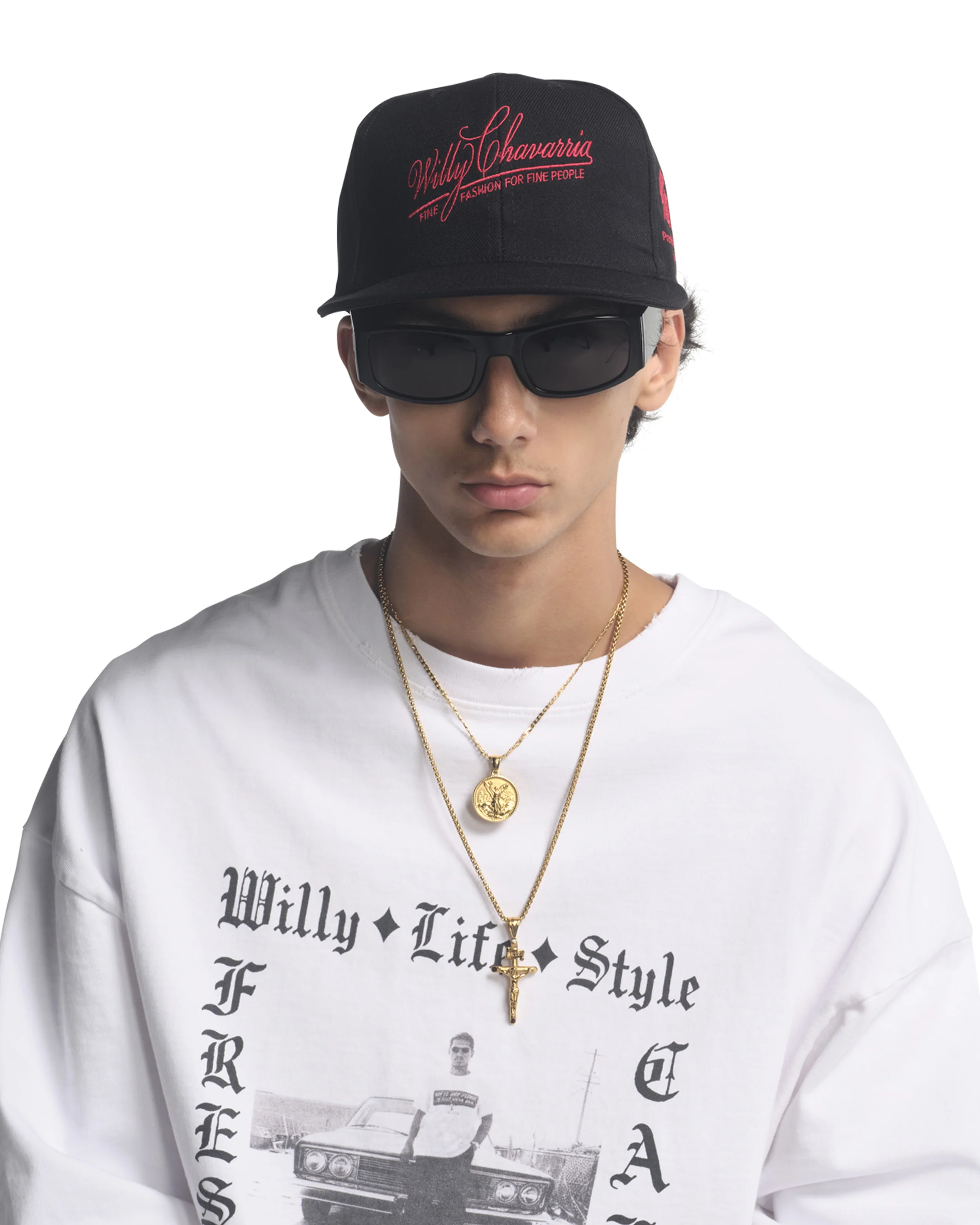 FINE FASHIONS CAP - BLACK - Image 3