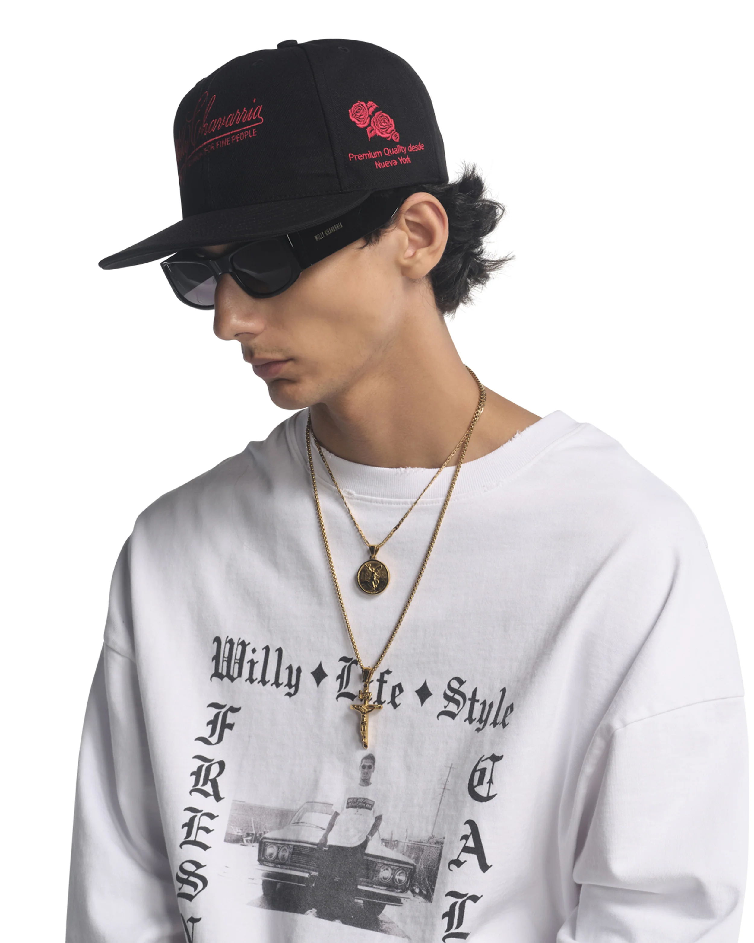 FINE FASHIONS CAP - BLACK - Image 4