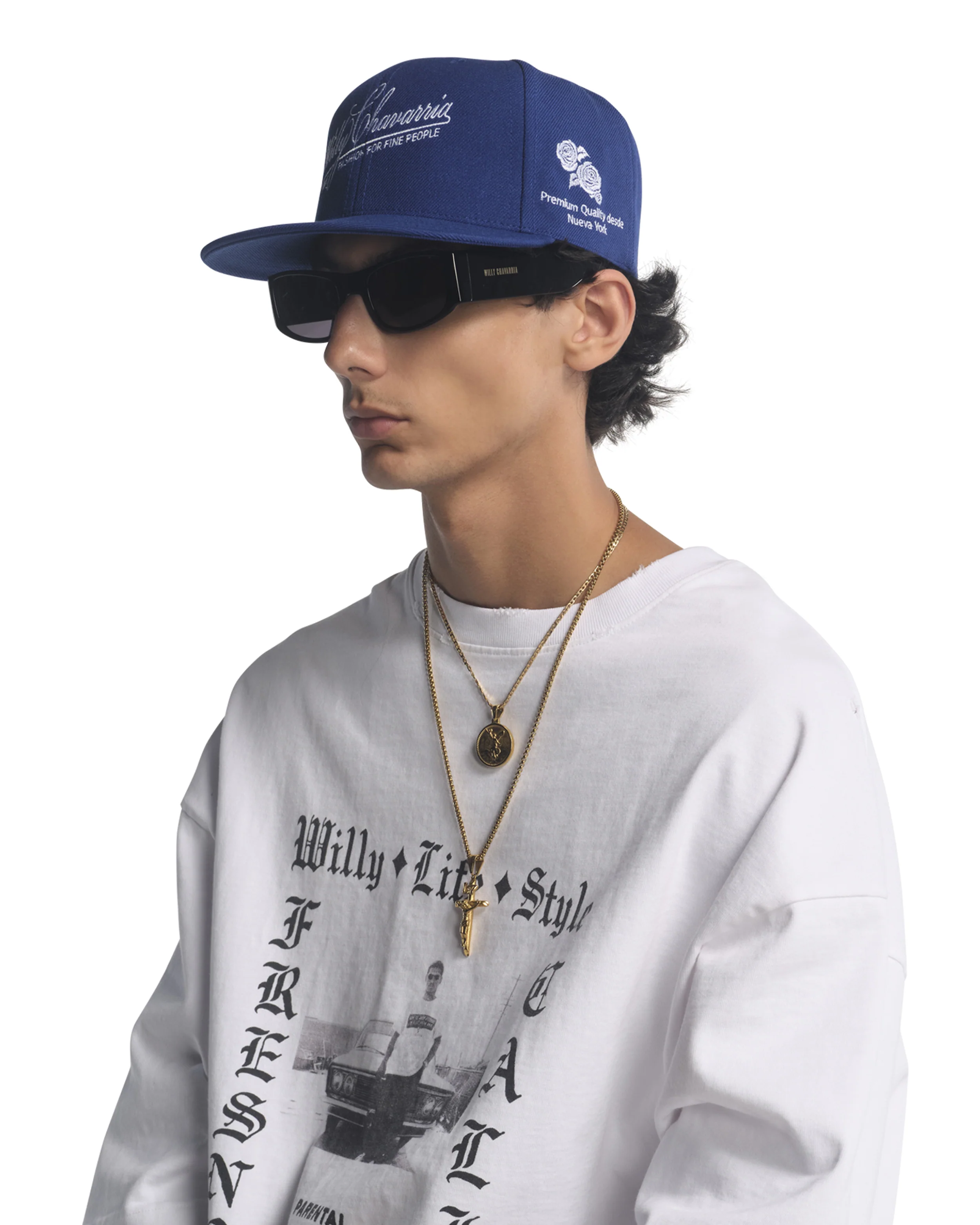 FINE FASHIONS CAP - ROYAL BLUE - Image 3