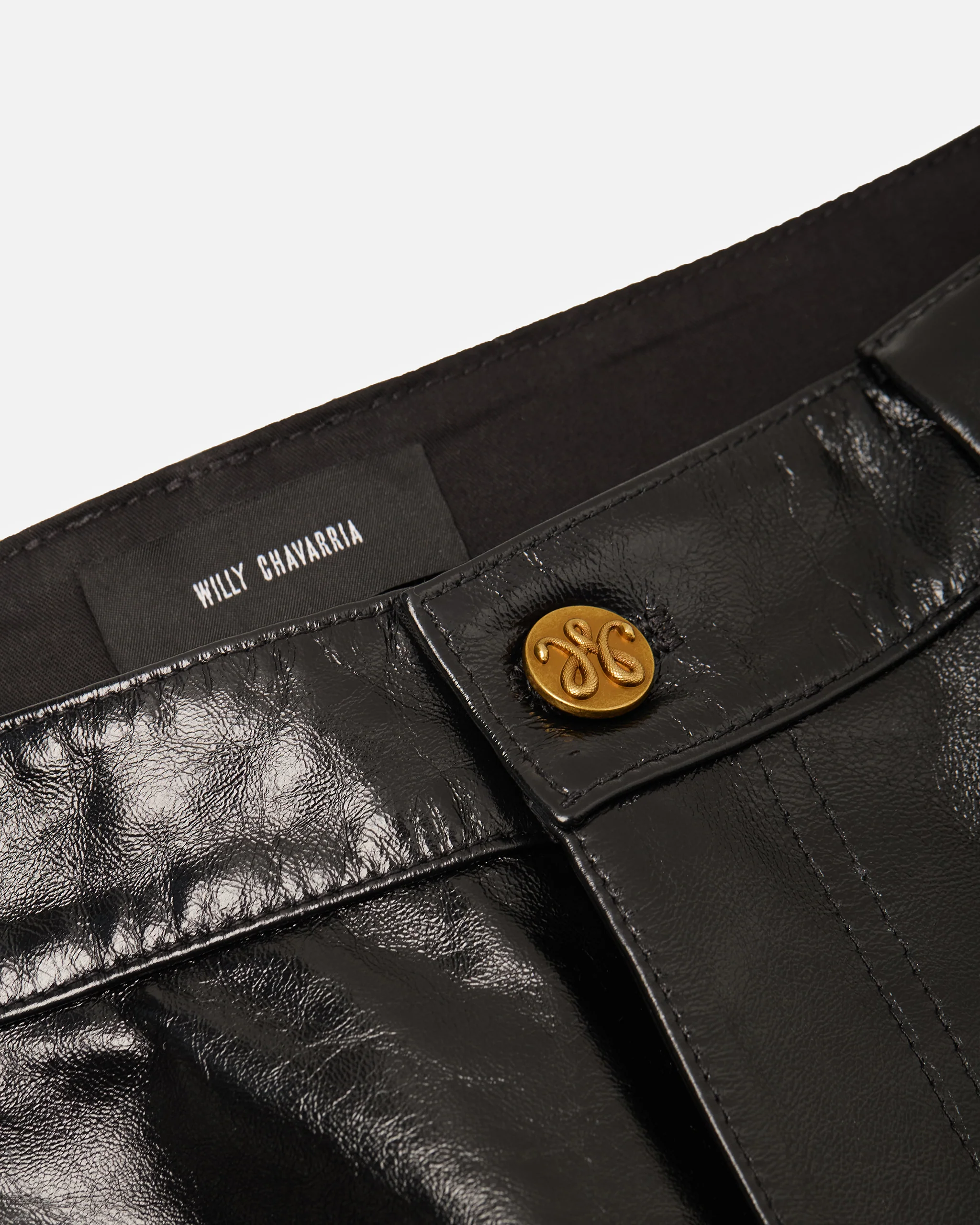 LTHR BAD BOY JEAN - BLACK BEAUTY - Image 3