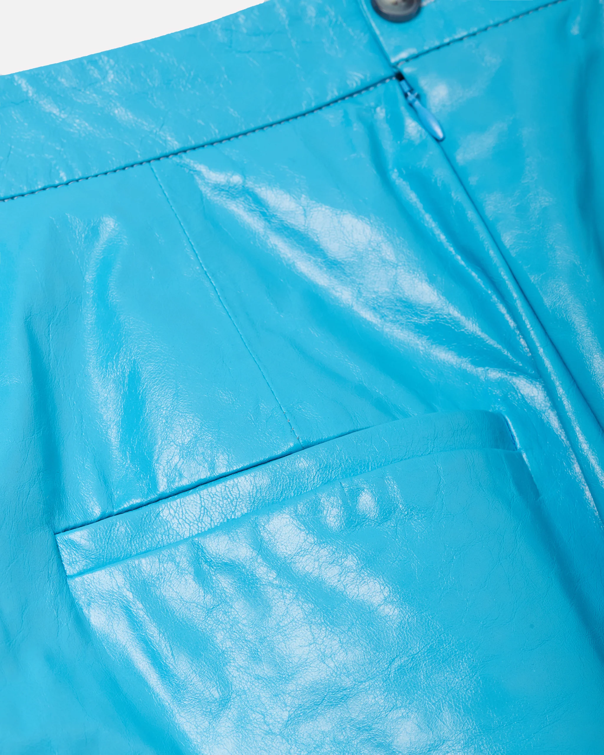 LTHR TUBO SKIRT - BOUR. BLUE - Image 4