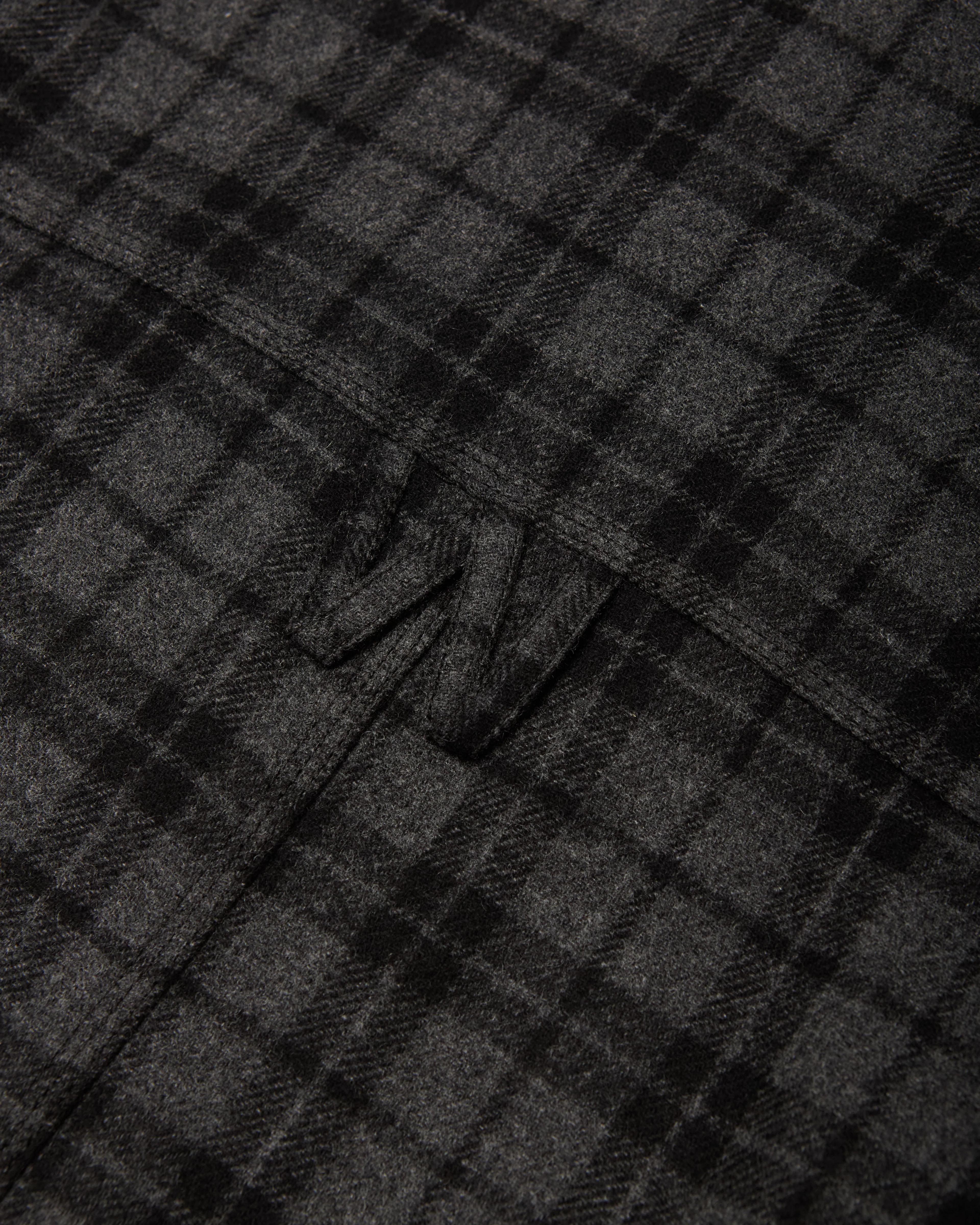 QUILTED OVERSHIRT - CHARCOAL - Image 5