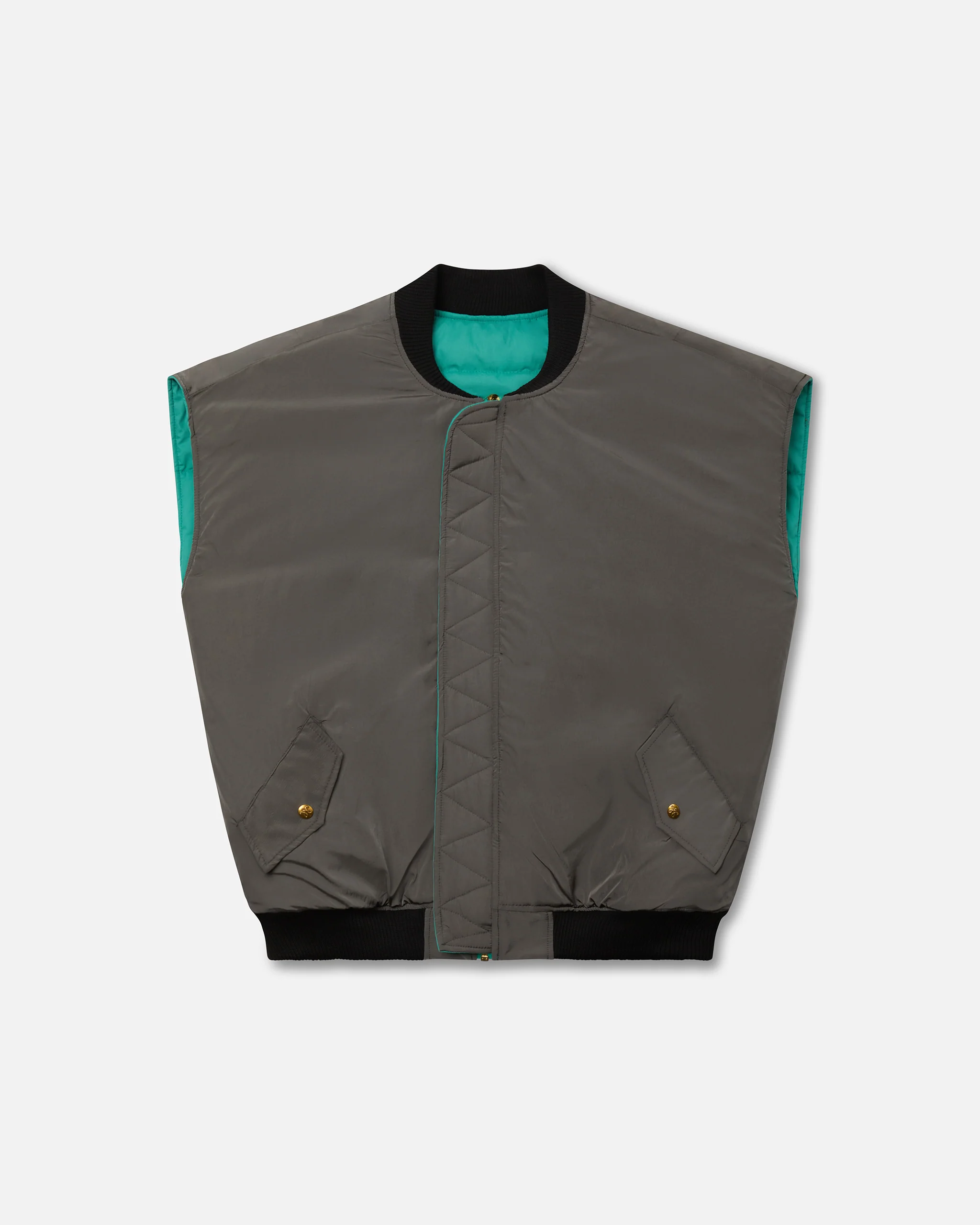 REVERSIBLE VEST - UNI. GRN - Image 3