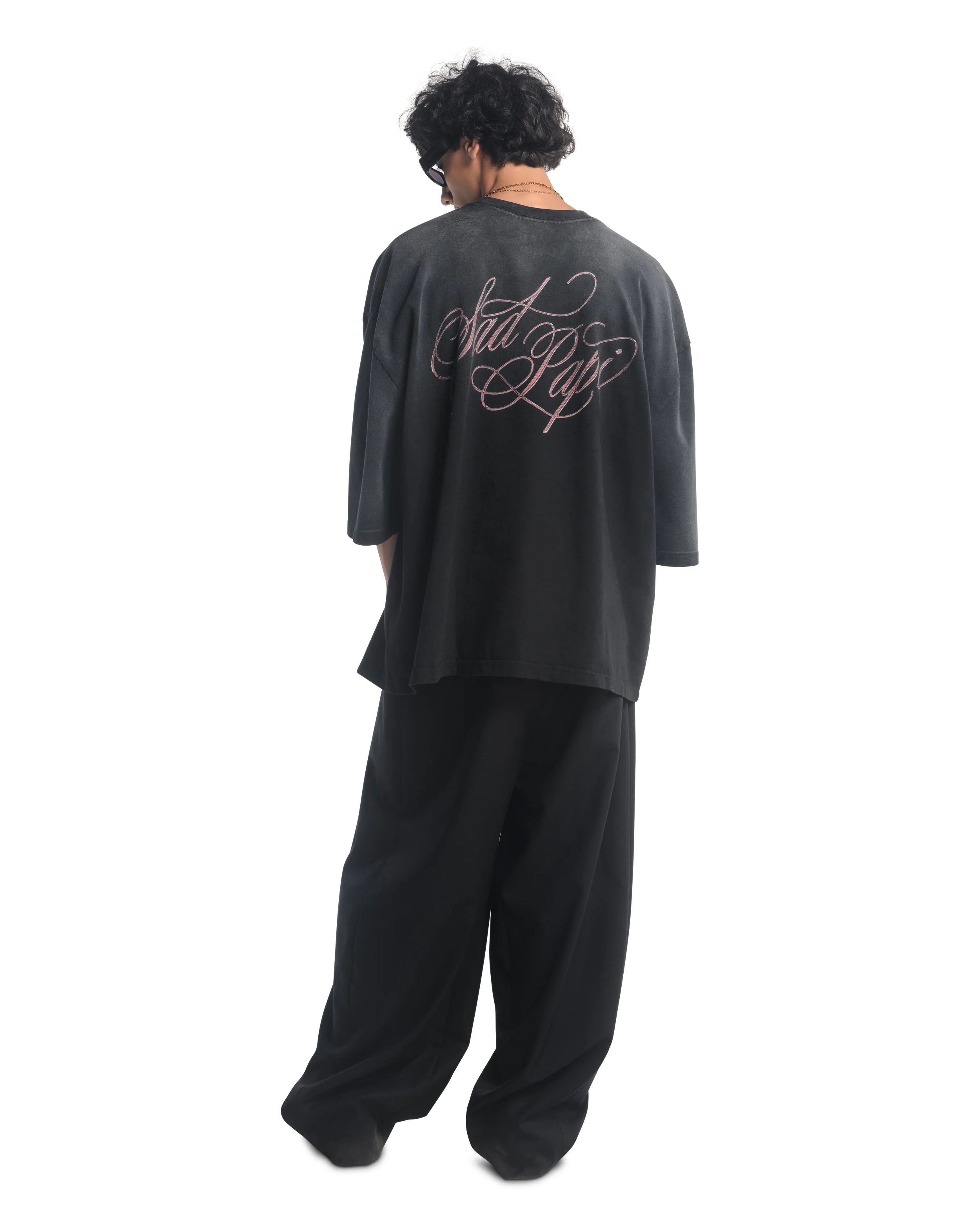 SAD PAPI BUFFALO TEE - BLACK - Image 5
