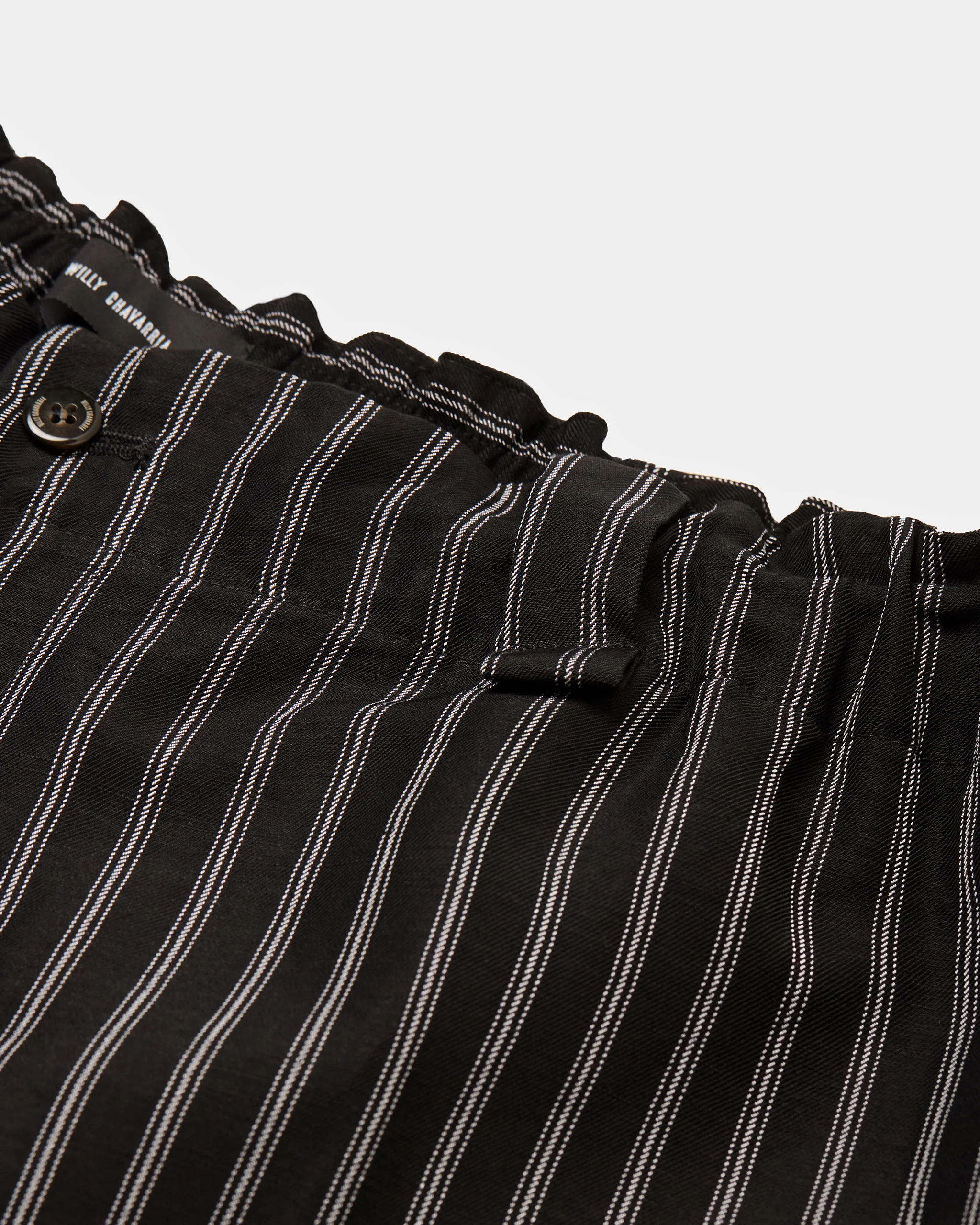 TOLUCA SHORT - BLACK/WHITE STRIPE - Image 3