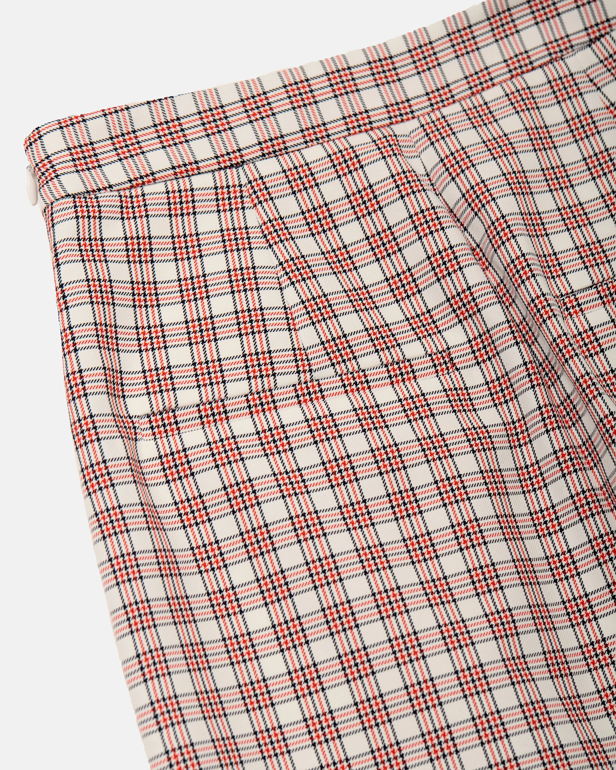 TUBO SKIRTS - RED/WHT PLAID - Image 3
