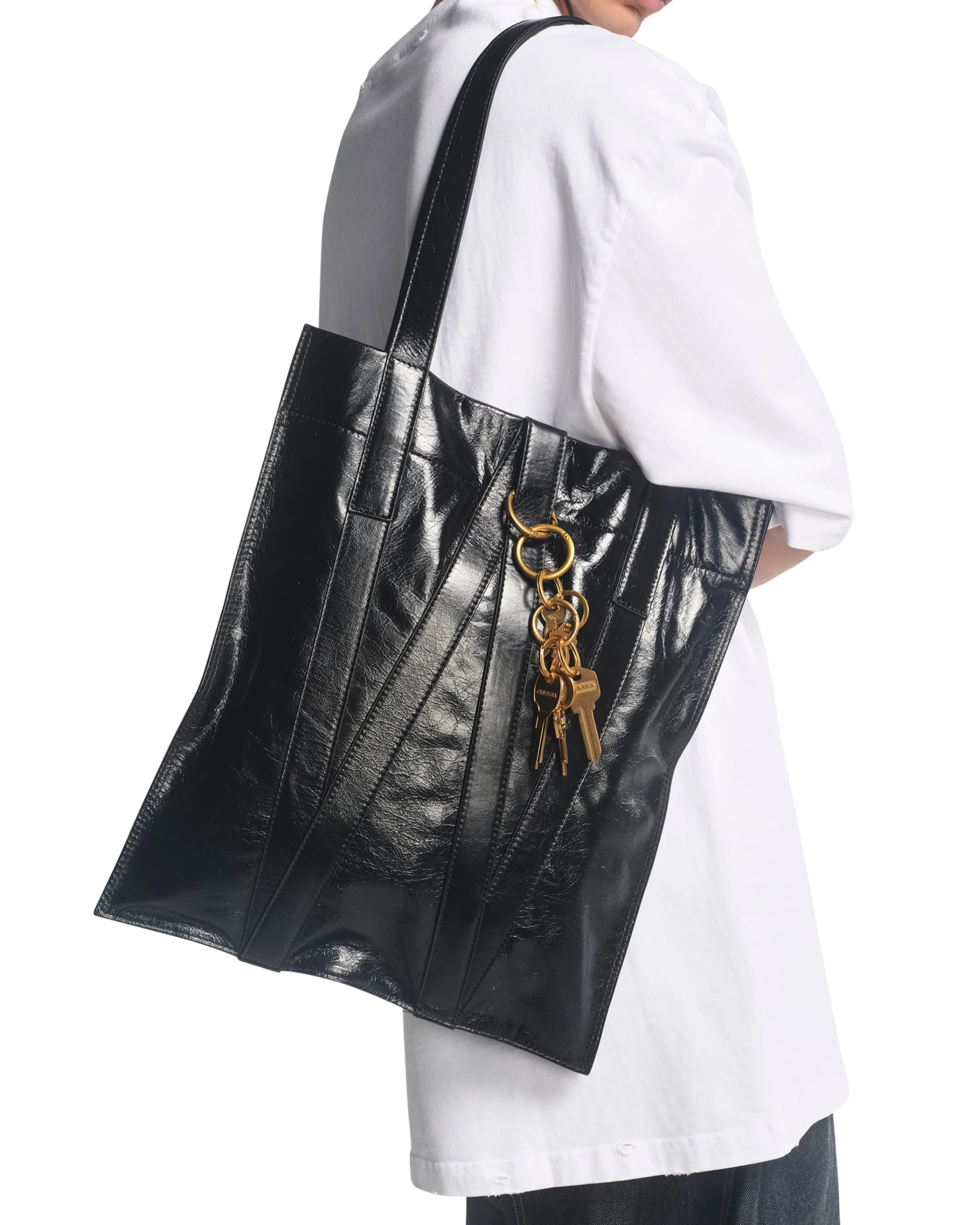 W TOTE BAG - BLACK - Image 6