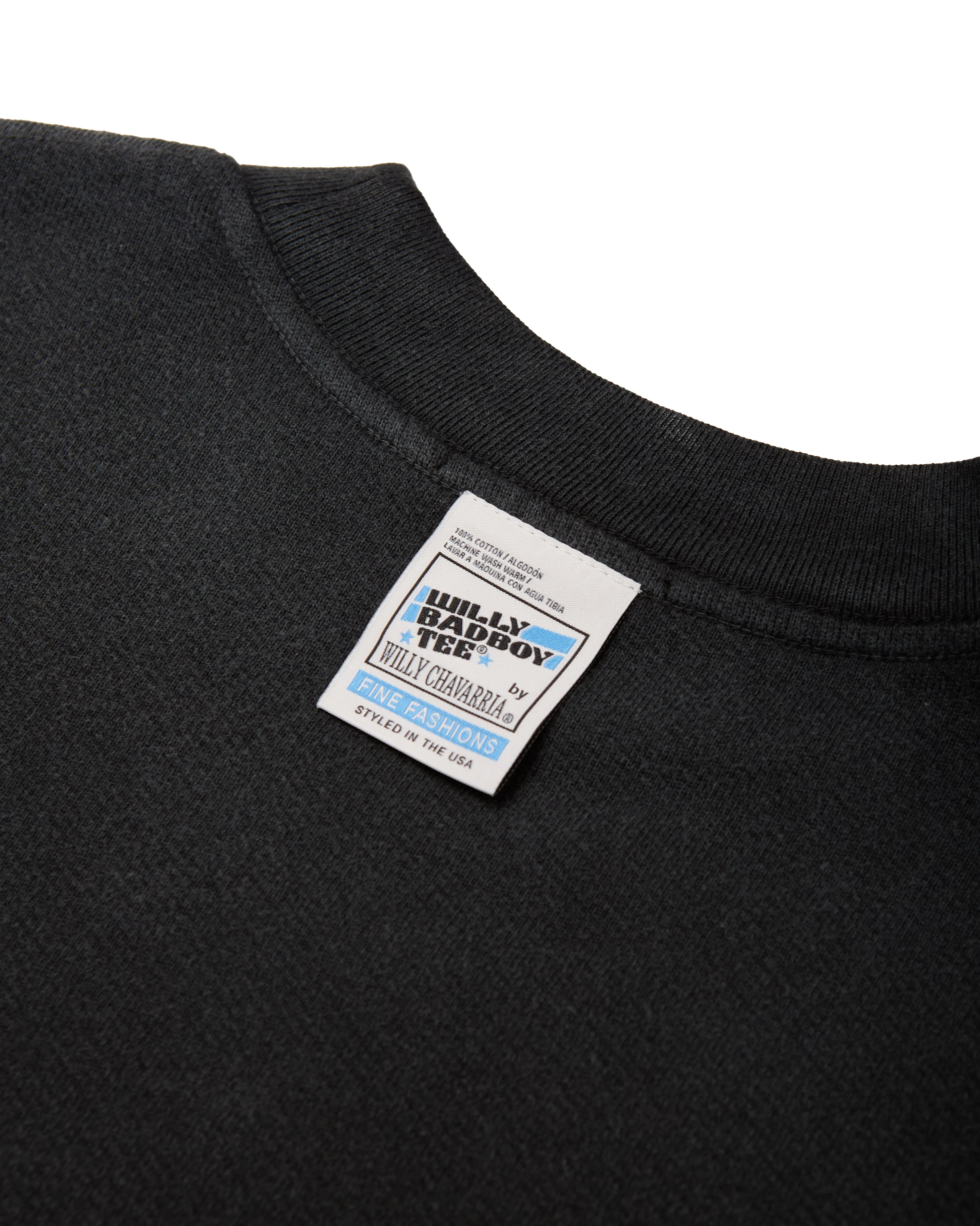 WILLY INSIDE OUT MUSCLE TEE - BLACK - Image 6