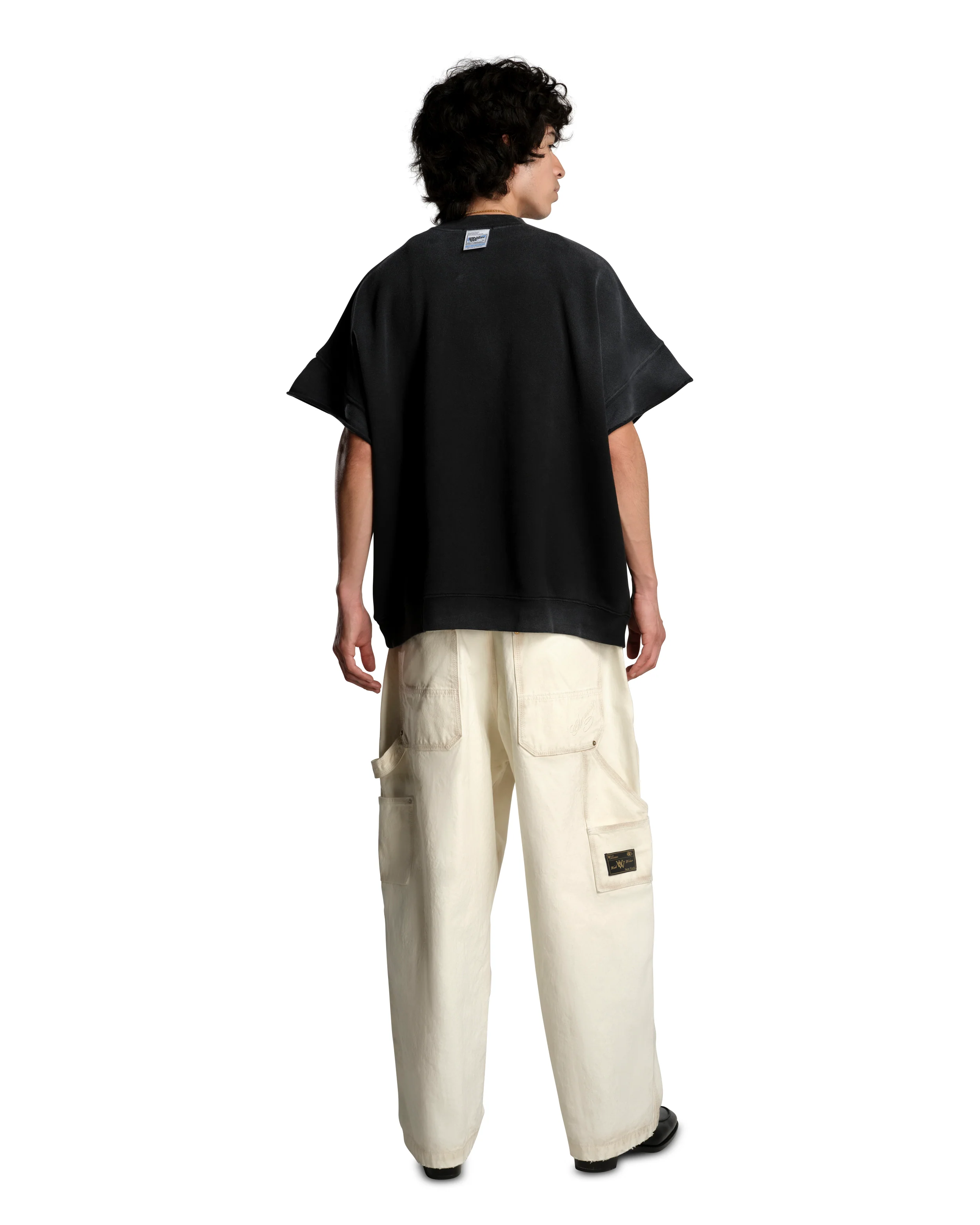 WILLY INSIDE OUT MUSCLE TEE - BLACK - Image 7